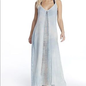 ELAN TIE DYE CROCHET MAXI DRESS  NWT